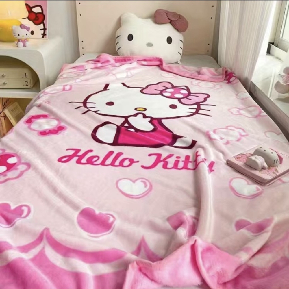 Sanrio Hello Kitty Plush Blanket Large 40x55 inch